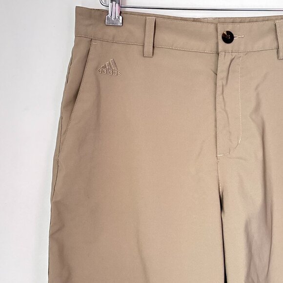 Adidas Men's Beige Neutral Minimalist Bermuda Dress Shorts Size 30 -d60 - Picture 8 of 15